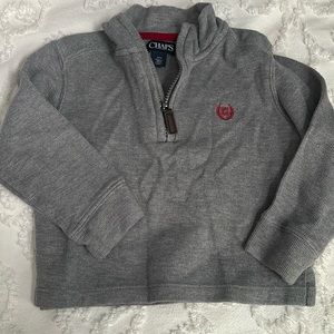 Chaps gray pullover